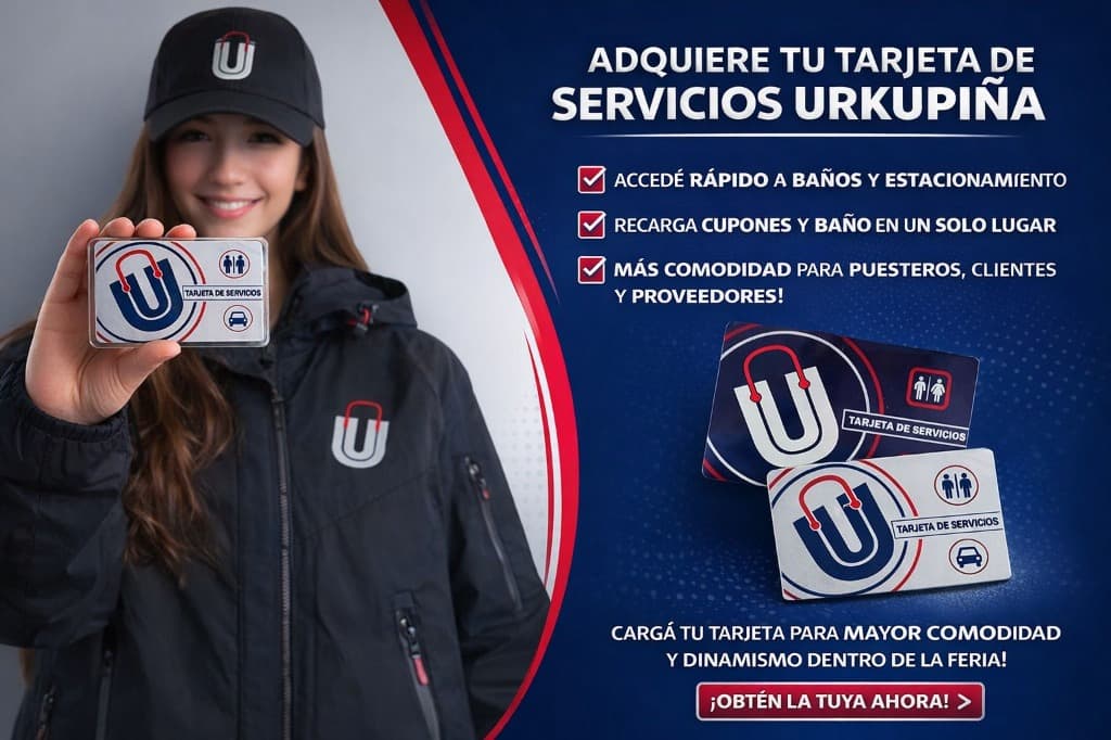 Adquiere tu Tarjeta de Servicios Urkupiña - Afiche Oficial