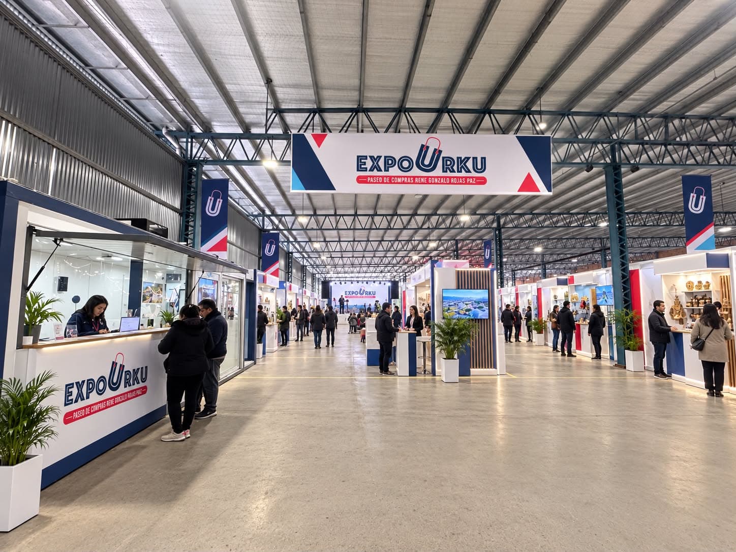 Stands y área comercial EXPO URKU 2026